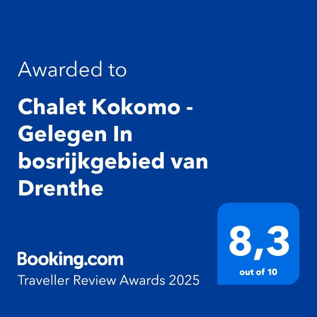 Chalet Kokomo - Gelegen In Bosrijkgebied Van Drenthe Eext Ngoại thất bức ảnh